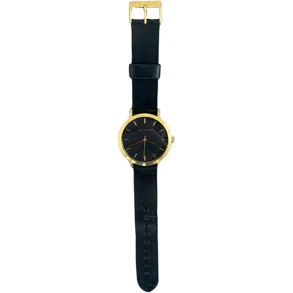 The Fifth gold and black wrist watch - Picture 1 of 7